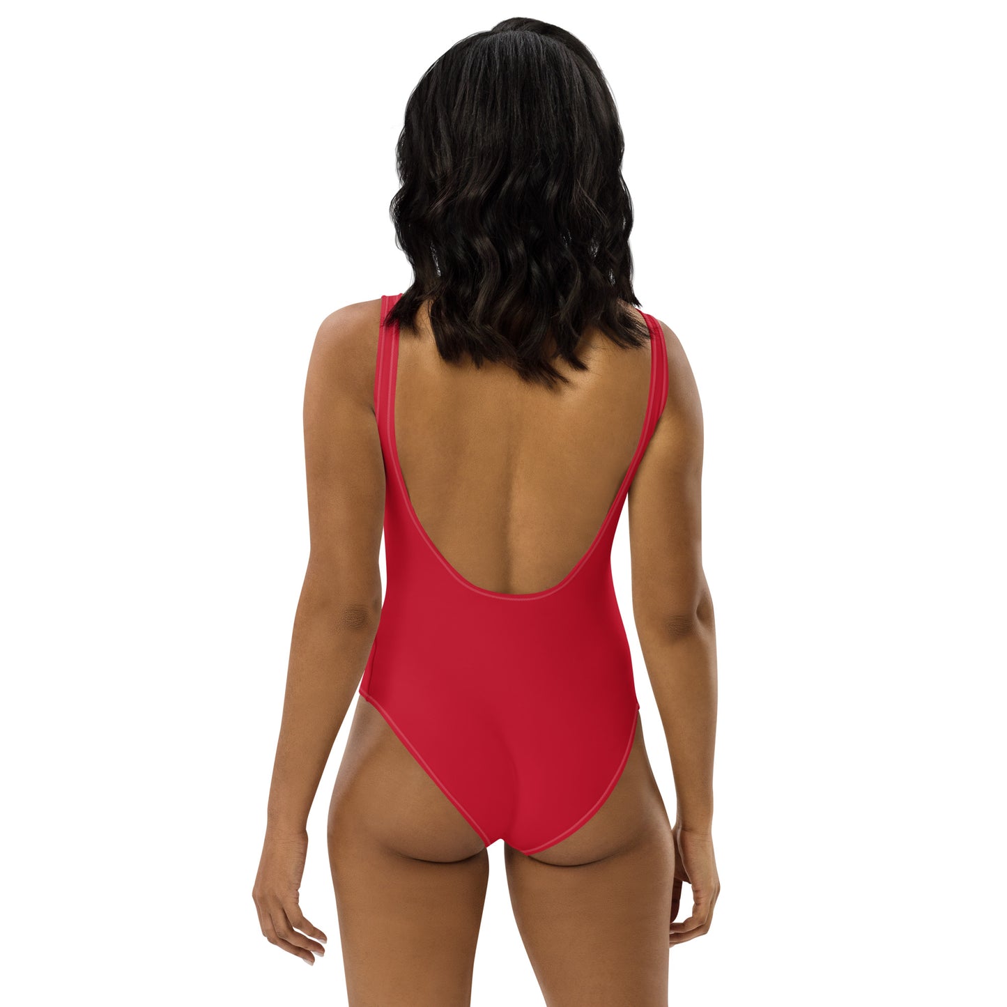 Red One-Piece Swimsuit 7 Chakras Spiritual Clothing