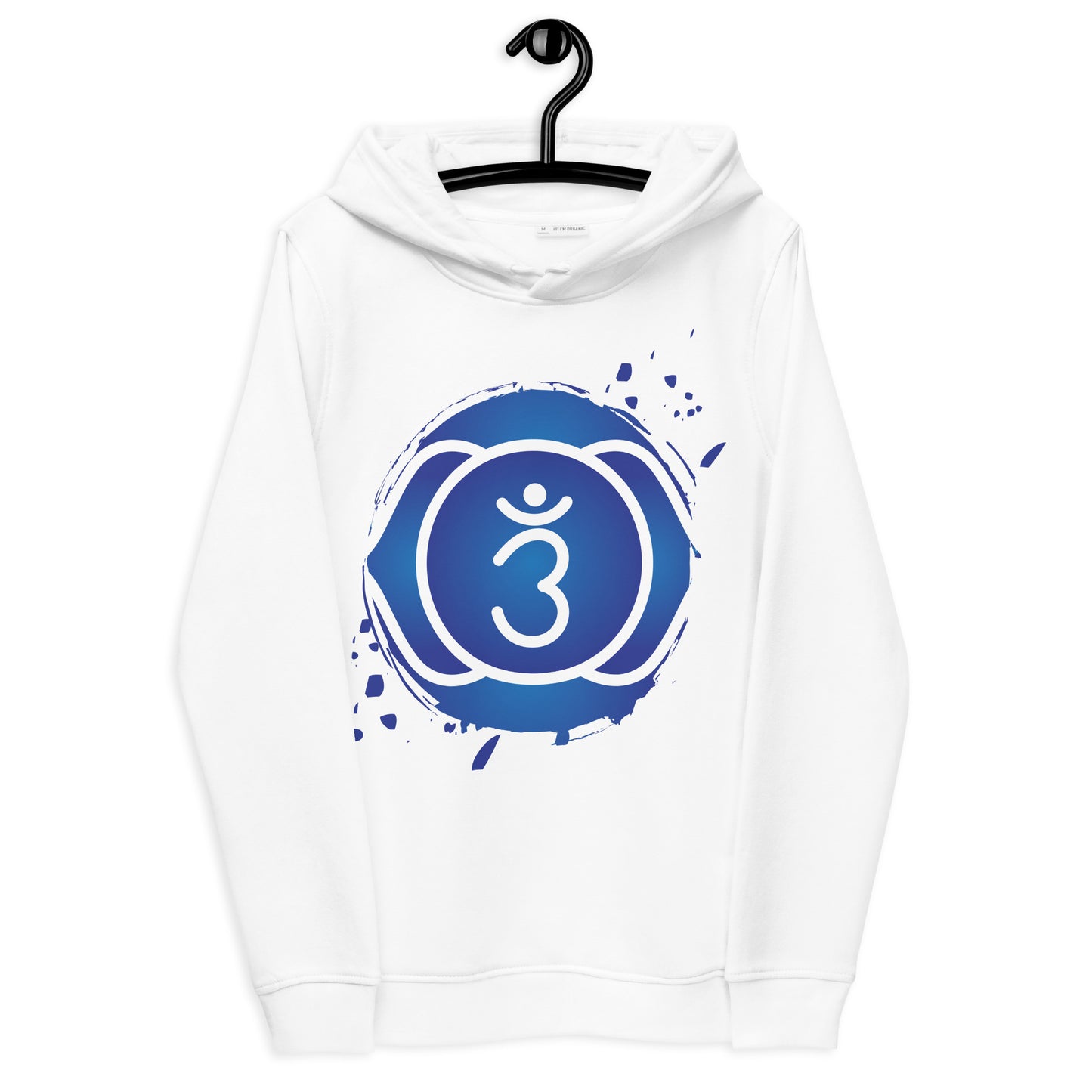 Women's eco fitted hoodie S-2XL | Ajna chakra