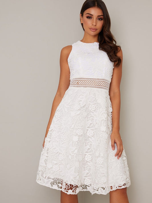 White Lace Beautiful Dress