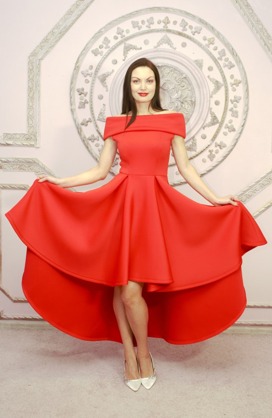 Taly Red Colour Dress