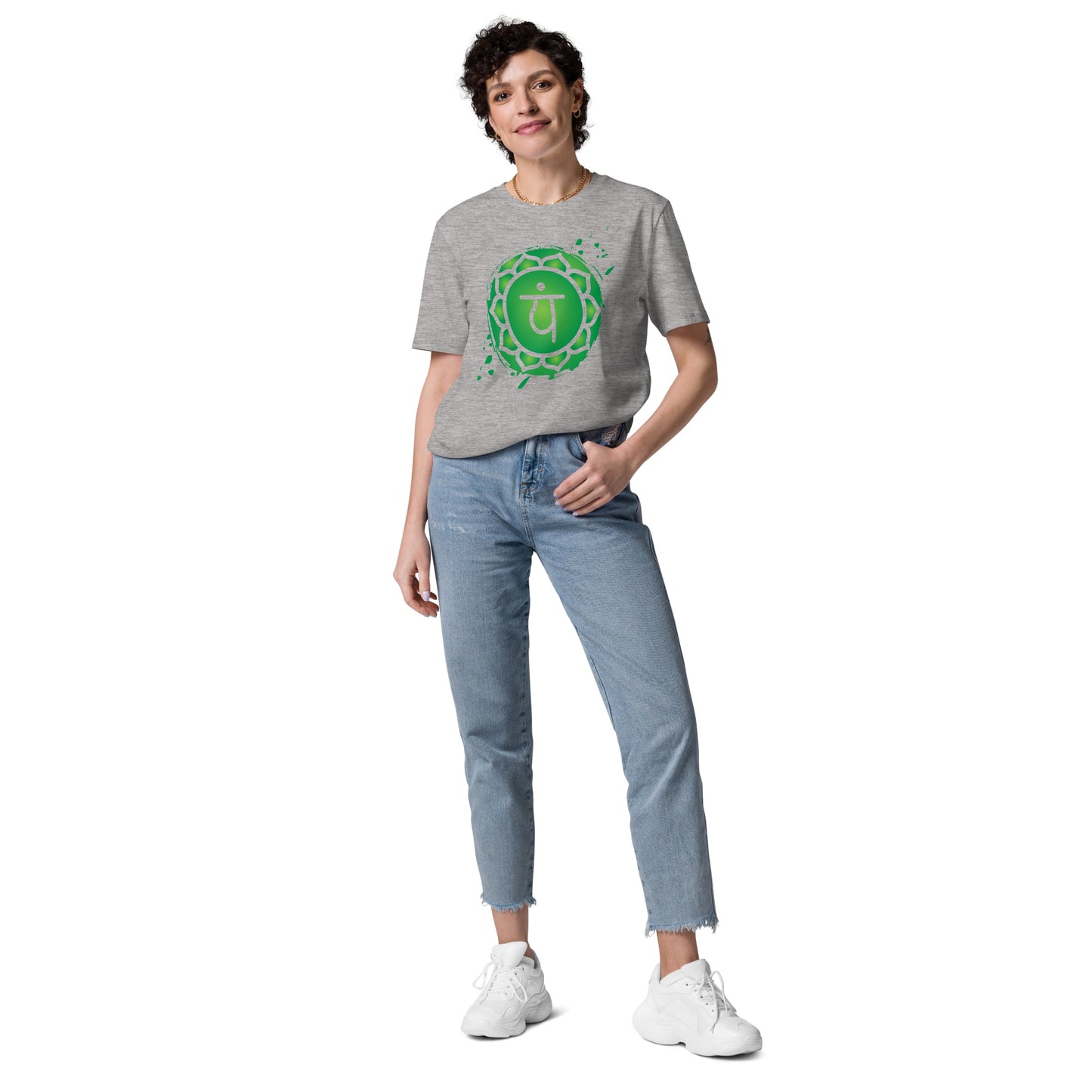 Unisex organic cotton t-shirt  S-2XL | Anahata chakra