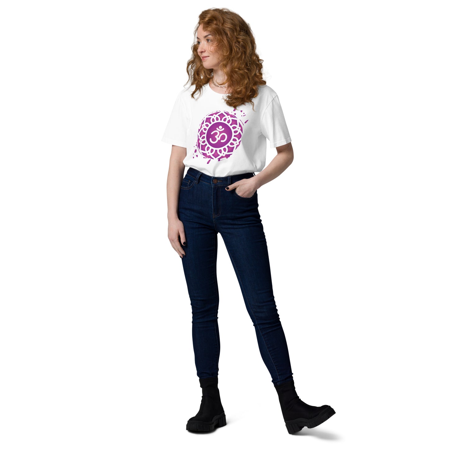 Unisex organic cotton t-shirt S-2XL | Sahasrara chakra