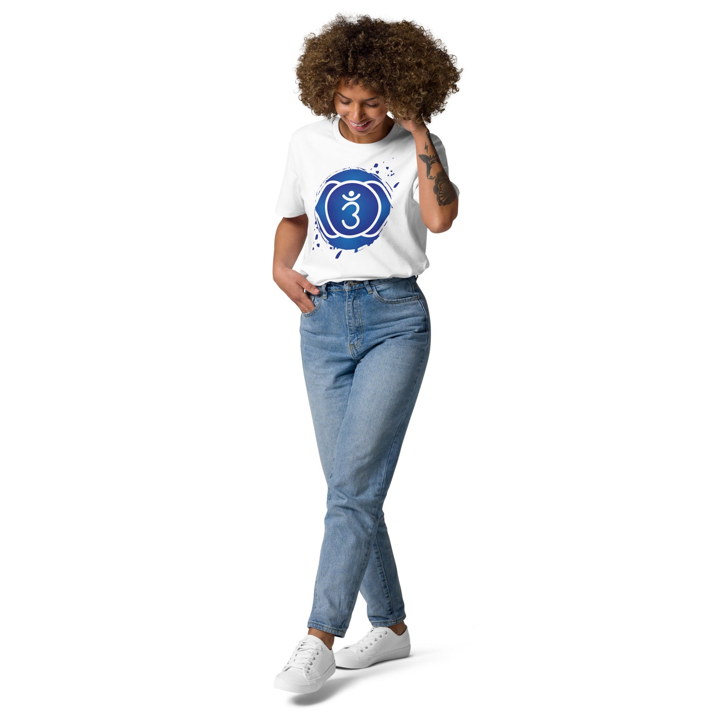 Unisex organic cotton t-shirt S-2XL | Ajna chakra