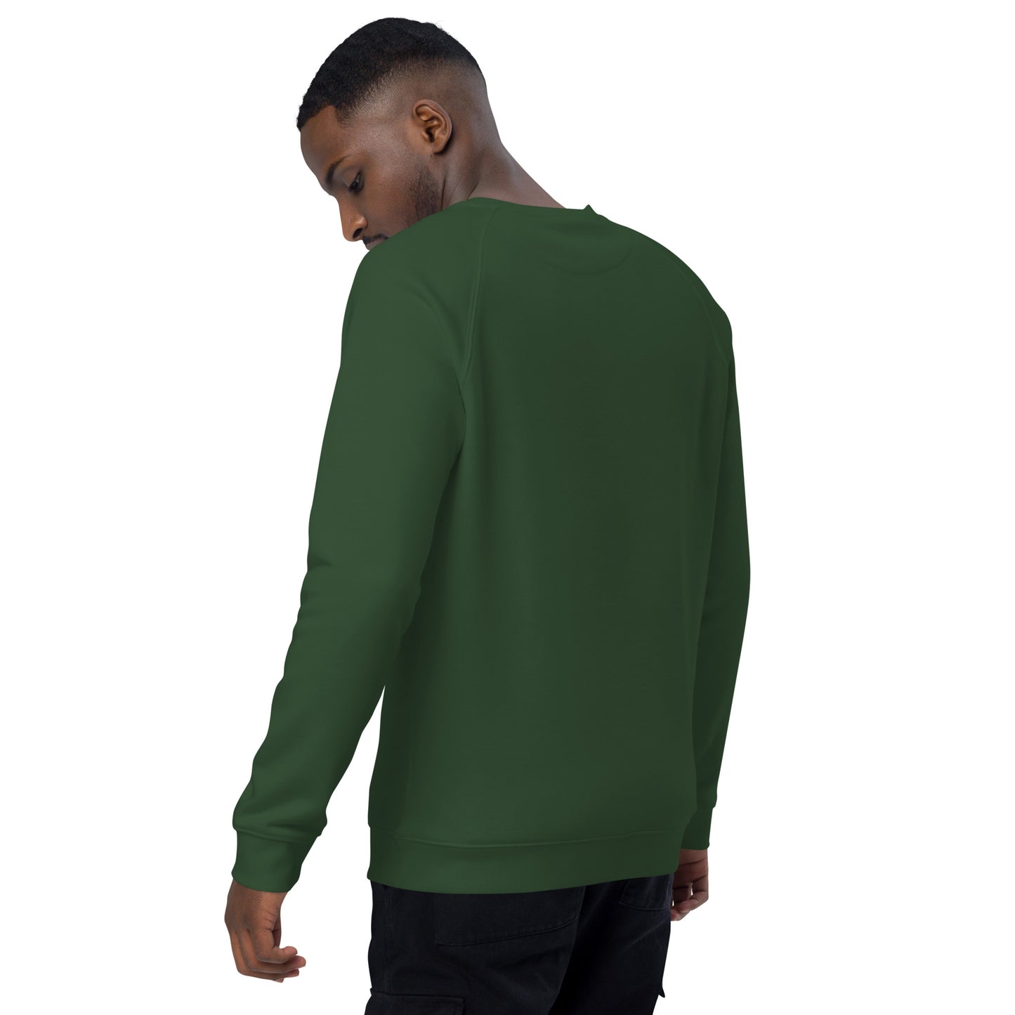 Unisex organic raglan sweatshirt S-3XL | Muladhara chakra