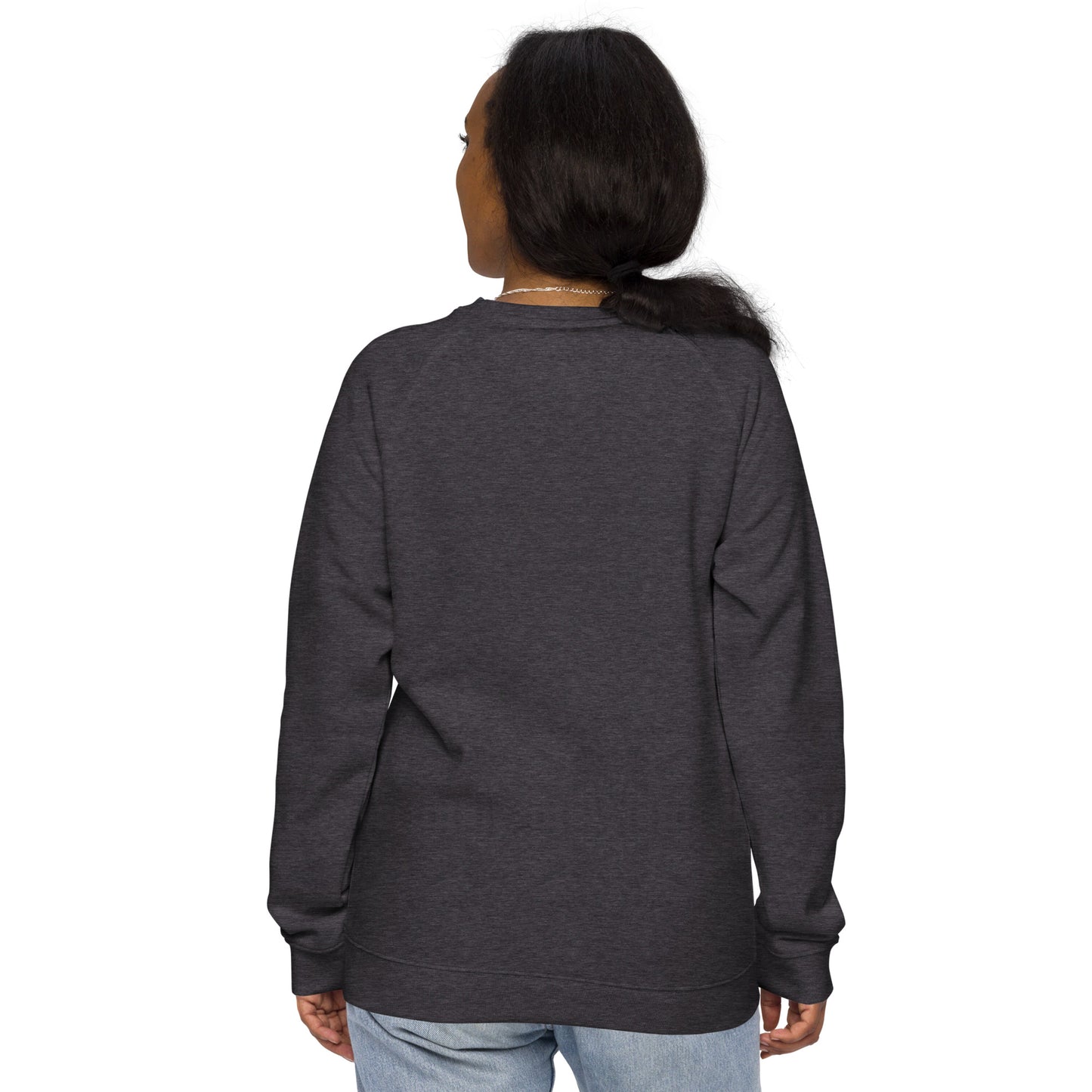 Unisex organic raglan sweatshirt S-3XL | Svadhisthana chakra