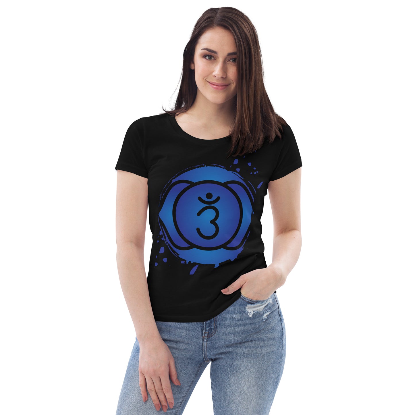 Women's fitted eco tee S-2XL | Ajna chakra