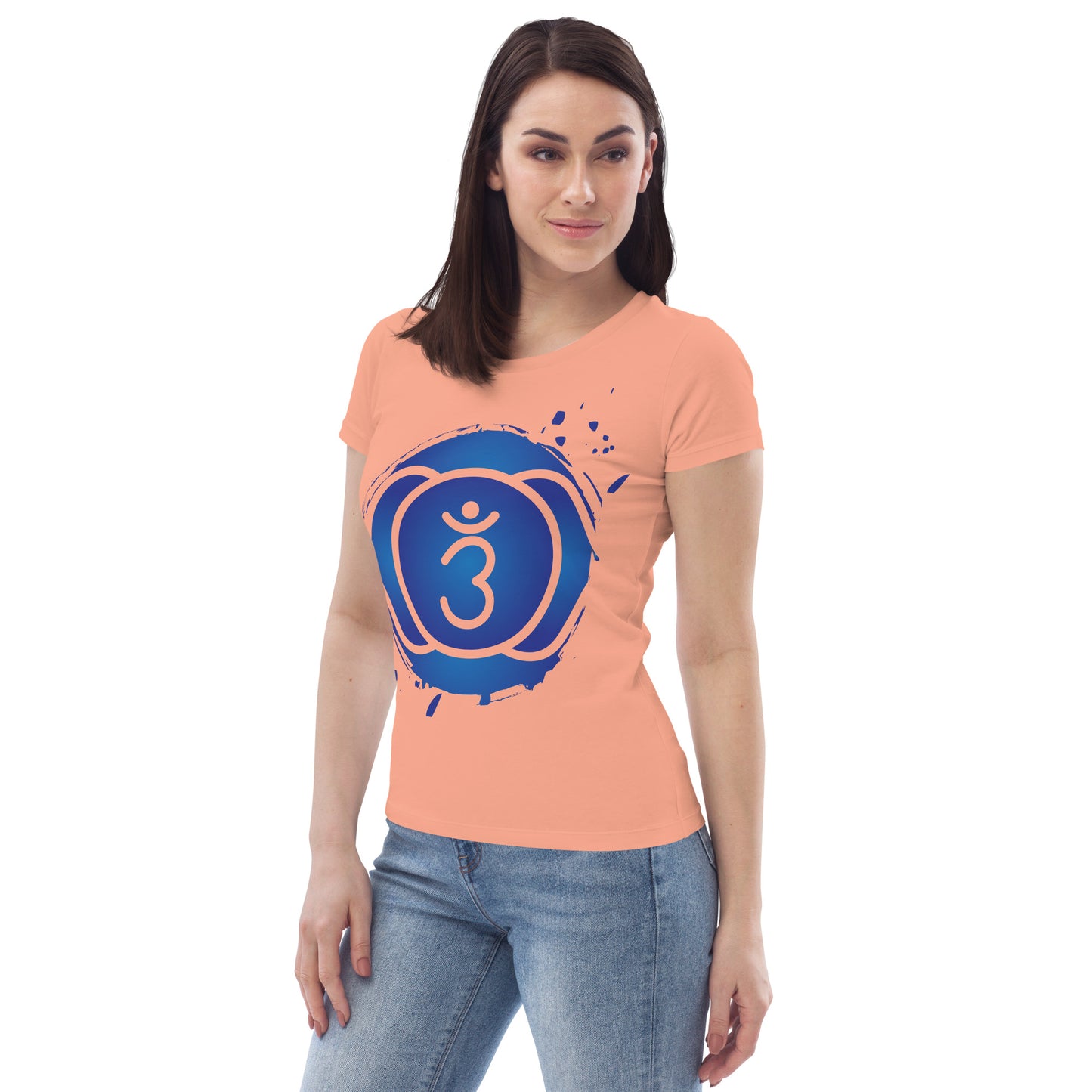 Women's fitted eco tee S-2XL | Ajna chakra