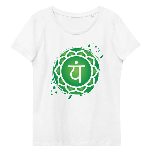 Women's fitted eco tee S-2XL | Anahata chakra